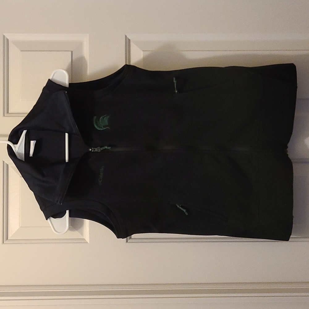 Columbia Michigan State MSU Fleece Vest Size Medium
